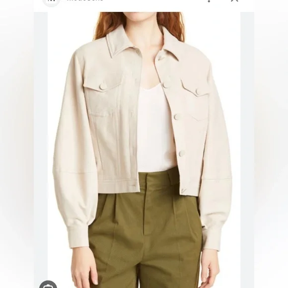 Ted Baker Jackets Coats Ted Baker Cream Light Weight Jacket